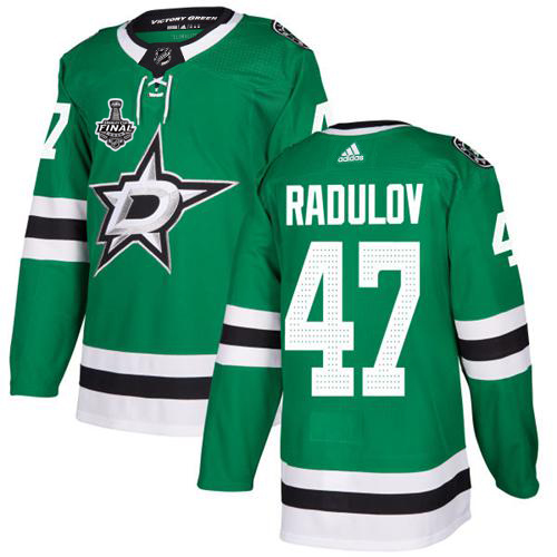 Adidas Men Dallas Stars 47 Alexander Radulov Green Home Authentic 2020 Stanley Cup Final Stitched NHL Jersey